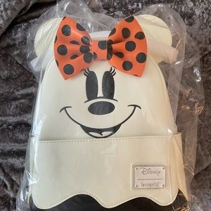 Minnie Mouse Glow In The Dark Loungefly Mini Backpack